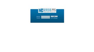 Login Required - Genesis PPG
