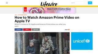 How to Watch Amazon Prime Video on Apple TV - Lifewire