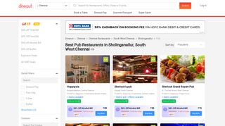 Best Pub Restaurants in Sholinganallur, South West Chennai - Dineout