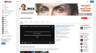 Logan Paul Vlogs - YouTube