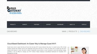 Dashboard | Radius Gateway