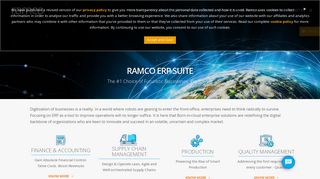 Ramco ERP | ERP Software | ERP System | ERP Solutions | Finance ...