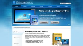 Windows Login Recovery - Secure Windows Password Recovery Tool
