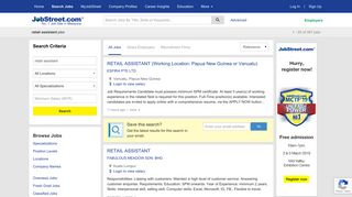 Retail assistant Jobs in Malaysia, Job Vacancies | JobStreet.com.my