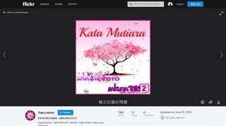 KATA MUTIARA - SAKURATOTO | Supported by : SAKURATOTO ...