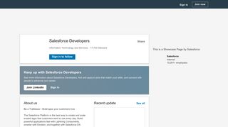 Salesforce Developers | LinkedIn