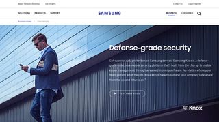 Samsung Knox: Mobile Enterprise Security Solution | Samsung Business