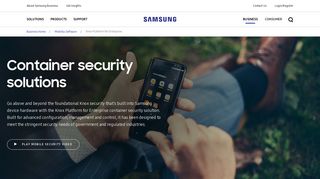 Container Security & Tools | Knox Platform for Enterprise | Samsung ...