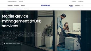 Mobile Device Management Solution | Knox Manage | Samsung ...