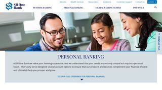 Personal Banking | SB One Bank
