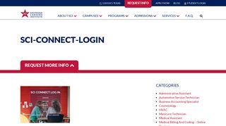 SCI-Connect-Login - SCI - Southern Careers Institute