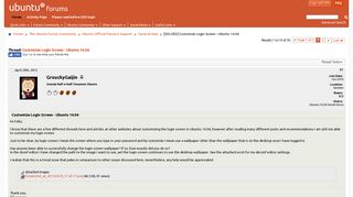 [SOLVED] Customize Login Screen - Ubuntu 14.04 - Ubuntu Forums