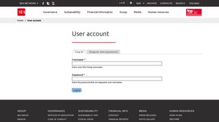 User account | SEA Group