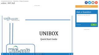 unibox - WiFi Soft | manualzz.com