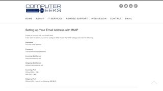 Email Instructions | Computer Geeks