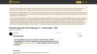 FlexibleLogin [v0.17] for Sponge 7+ - Auth plugin - 2FA - Plugin ...