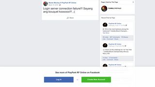 Macks Mackay - Login server connection failure!!! Sayang... | Facebook