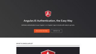 AngularJS Authentication, the Easy Way - Auth0
