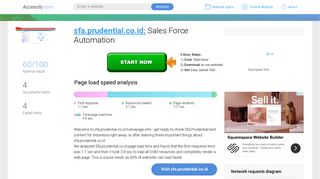 Access sfa.prudential.co.id. Sales Force Automation