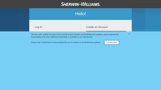Log In - Sherwin-Williams