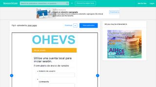 Login. Sistema OHEVS. | Download Scientific Diagram - ResearchGate