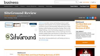 SiteGround Review 2018 | Web and Cloud Hosting Service Reviews