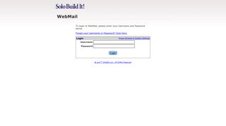 SBI! WebMail Login - SiteSell
