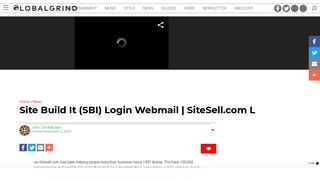 Site Build It (SBI) Login Webmail | SiteSell.com L | Global Grind