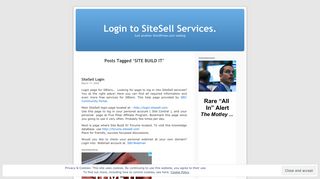 SITE BUILD IT | Login to SiteSell Services.
