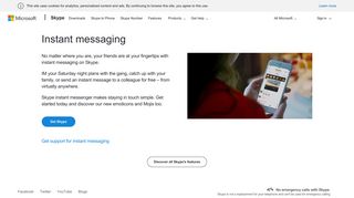 IM | Instant messenger | Online messaging | Skype