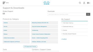 Support & Downloads - Cisco Support & Downloads - Software ...