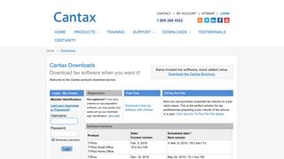 Download Professional Tax Preparation Software | Cantax