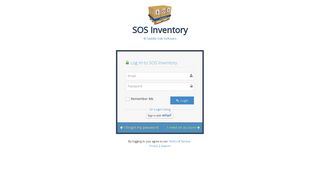 SOS Inventory: Login