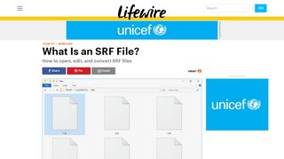 SRF File (What It Is and How to Open One) - Lifewire