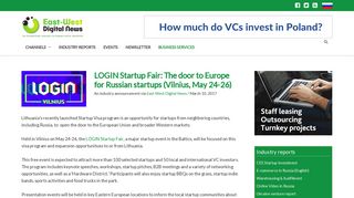 LOGIN Startup Fair: The door to Europe for Russian startups (Vilnius ...