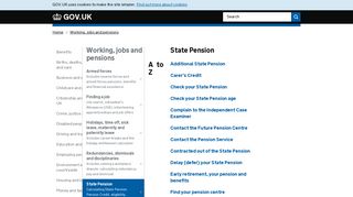 State Pension - GOV.UK