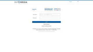 superservice menu - Microcat Login - Infomedia Ltd.
