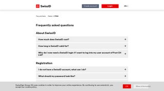 FAQ | SwissID
