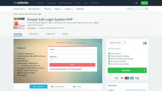Simple Safe Login System PHP | Codester