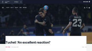 Tuchel: 'An excellent reaction!' | Paris Saint-Germain