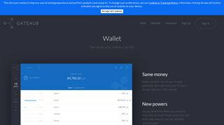 GateHub: Wallet