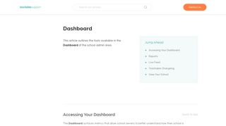 Dashboard – Teachable