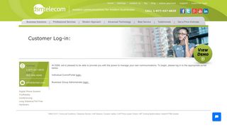 Customers can login here.DSM Telecom | DSM Telecom