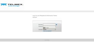 Admin login - Telmex