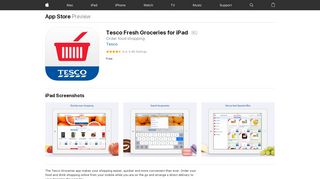 Tesco Fresh Groceries for iPad on the App Store - iTunes - Apple