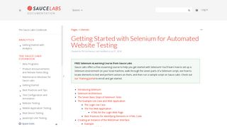 Getting Started with Selenium for Automated Website Testing - The ...