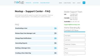 Nextup Support - How Can We Help You?