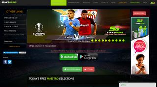 Stakegains: Best Free Football Predictions Website and Sure Betting ...
