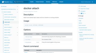 docker attach | Docker Documentation