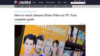 How to watch Amazon Prime Video on TV: Your complete guide ...